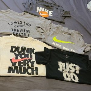 5 boys nike shirts